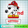 2nd Birthday Patrol SVG, Paw Patrol SVG, Birthday Kids SVG