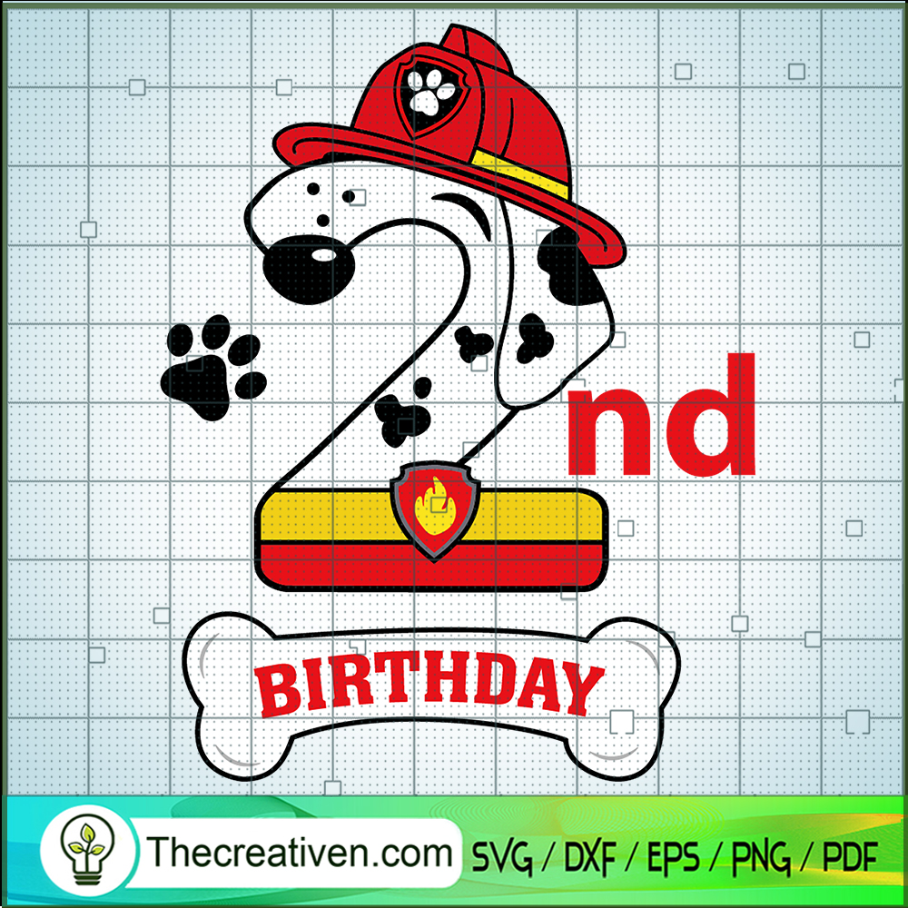2nd Birthday Patrol SVG, Paw Patrol SVG, Birthday Kids SVG 1 2nd Birthday Patrol SVG, Paw Patrol SVG, Birthday Kids SVG