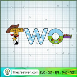2nd Birthday Toy Story SVG, Birthday Kids SVG, Toy Story SVG