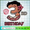 3rd Birthday Moana SVG, Walt Disney SVG, Disney Birthday SVG