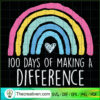 100 Days Of Making A Difference 100th Day Of School Teacher copy