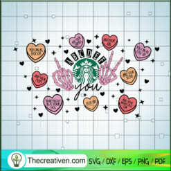 Abcdefu Starbucks Cup SVG, Starbucks Cold Cup Full Wrap SVG