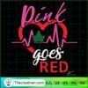 AKA Pink Goes Red For Heart SVG Cut File for Cricut 3 AKA Pink Goes Red For Heart Health Pretty Girl In Red Heart copy