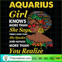 Aquarius Queen SVG, Zodiac Sign SVG, Black Magic Girl SVG