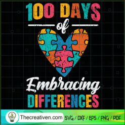 Autism Awareness IEP Embrace SVG Cut File for Cricut