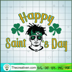 Happy St. Patrick's Day Mahomes SVG Cut File for Cricut & Silhouette