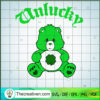 Unlucky Bear St.Patrick's Day SVG, Clover SVG, Teddy Bear SVG 3 81 copy