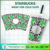 Clover Leopard Starbucks Cold Cup SVG Cut File for Cricut & Silhouette