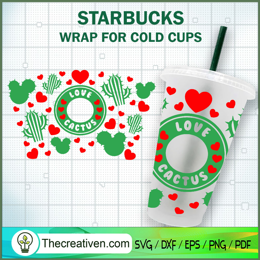 Valentine's Love Cactus Star SVG Cut File for Cricut 1 Valentine's Love Cactus Star SVG Cut File for Cricut