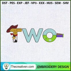 2nd Birthday Toy Story Embro Embroidery Design
