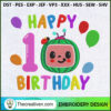 Happy 1st Birthday Cocomelon Embroidery Design 3 2 copy 14