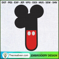 Happy Birthday 1st Mickey Mo Embroidery Design