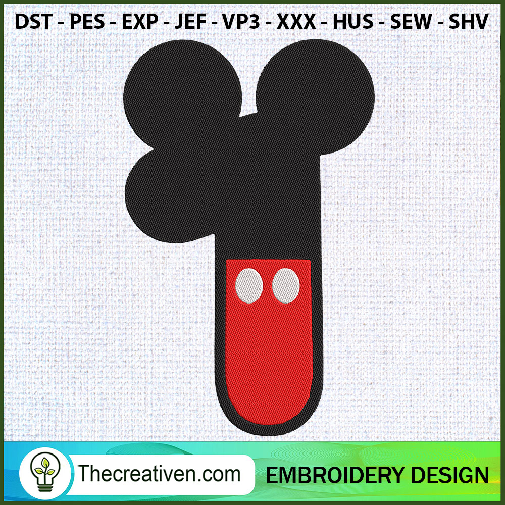Happy Birthday 1st Mickey Mo Embroidery Design 1 Happy Birthday 1st Mickey Mo Embroidery Design