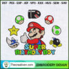 Super Birthday Boy Mario Emb Embroidery Design