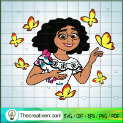 Charm SVG, Mirabel Madrigal SVG, Encanto Mirabel Madrigal SVG