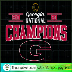 Georgia National Champions 2021 SVG Cut File for Cricut & Silhouette