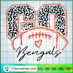 Go Bengals SVG, Football SVG, Sports SVG