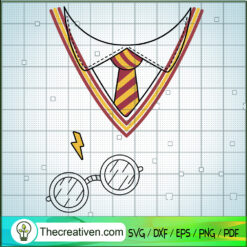 Harry Potter Costume SVG, Harry Potter SVG, Hogwarts SVG