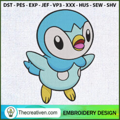 Piplup Pokemon Embroidery Designs Embroidery Design – Digital Download