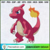 Charmeleon Pokemon Embroider Embroidery Design