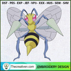 Beedrill Pokemon Embroidery  Embroidery Design