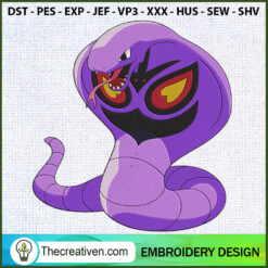Arbok Pokemon Embroidery Designs Embroidery Design – Digital Download