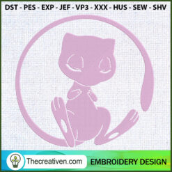 Mew Pokemon Embroidery Designs Embroidery Design – Digital Download