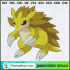 Sandslash Pokemon Embroidery Embroidery Design