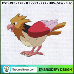 Spearow Pokemon Embroidery D Embroidery Design