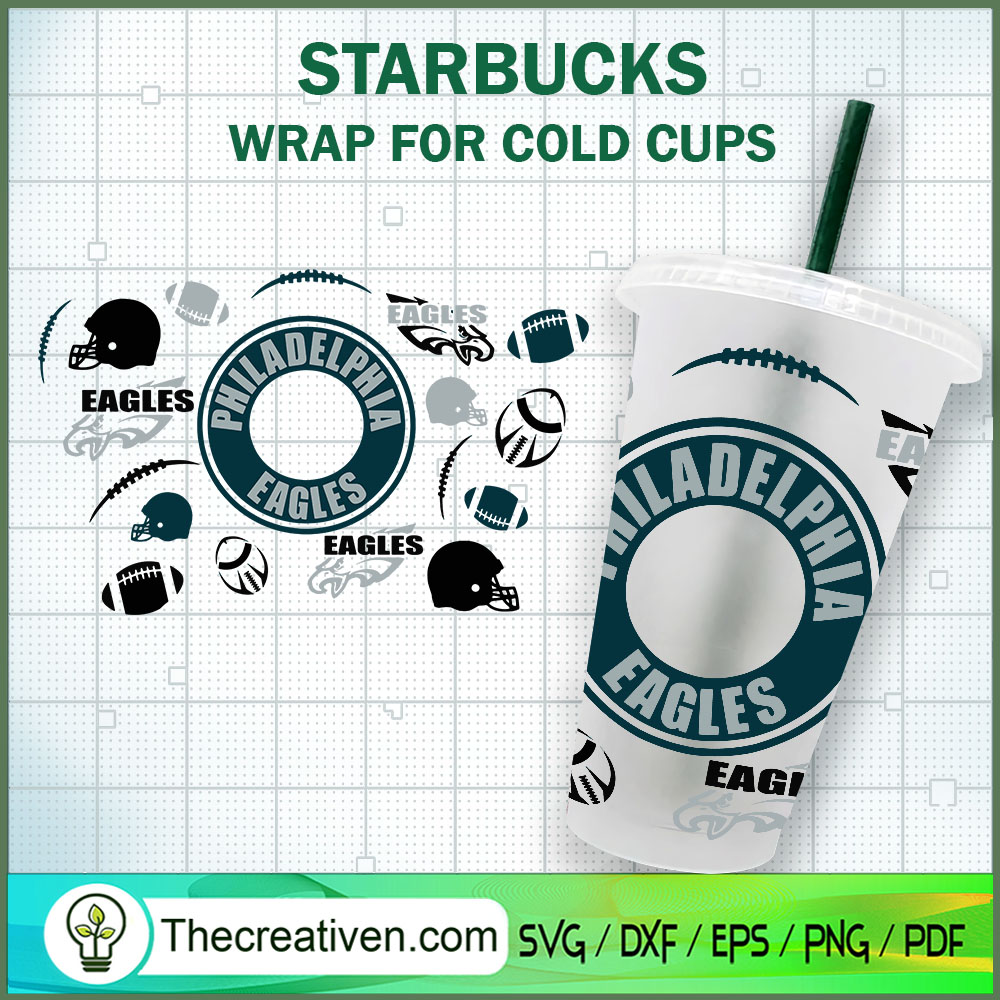 Philadelphia Eagles Starbuck SVG Cut File for Cricut 1 Philadelphia Eagles Starbuck SVG Cut File for Cricut