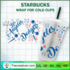 Angeles Dodgers Starbucks Co SVG Cut File for Cricut
