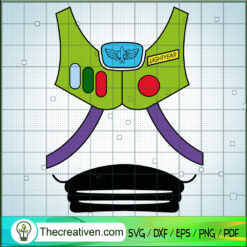 Buzz Lightyear Costume SVG, Toy Story SVG, Walt Disney SVG