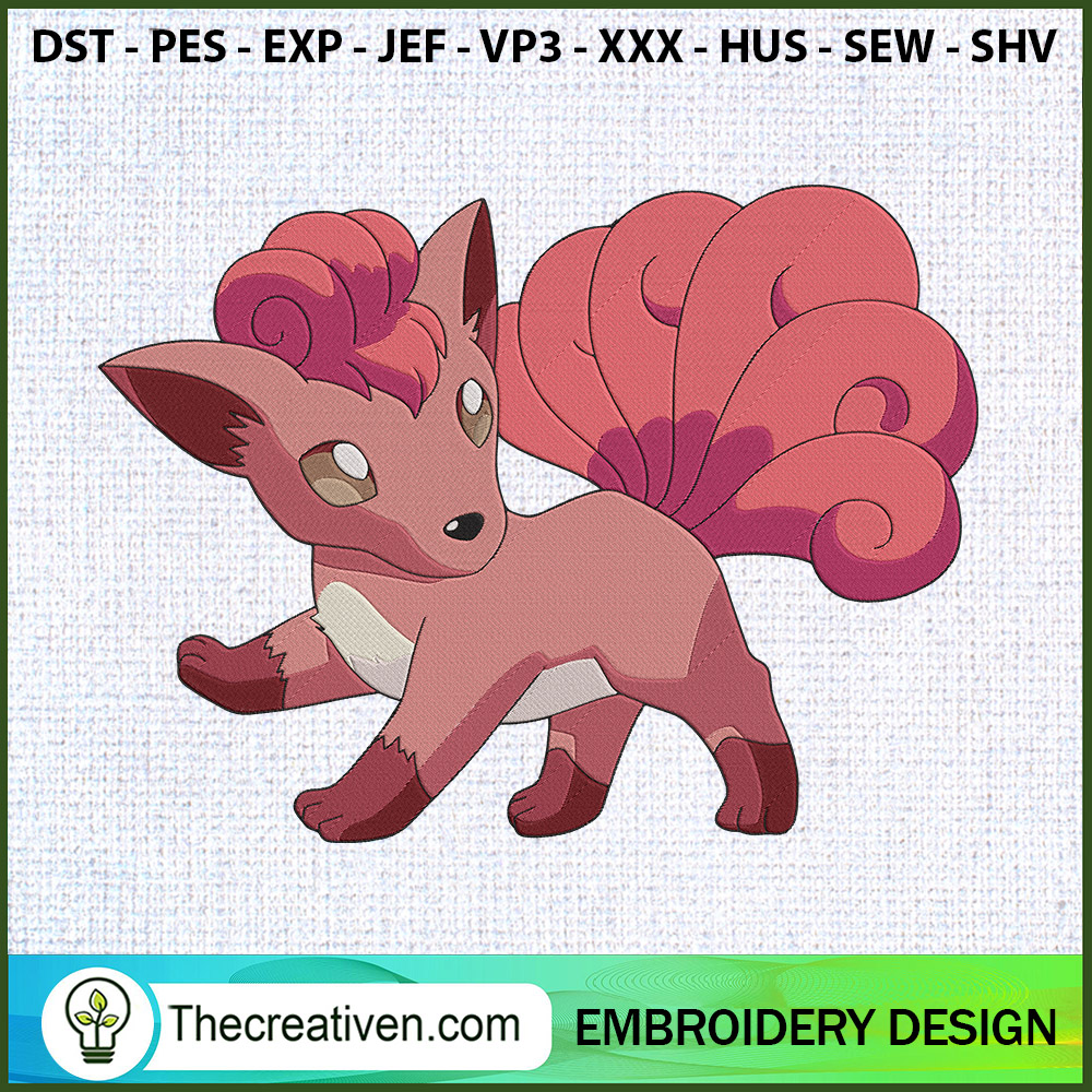 Vulpix Pokemon Embroidery Designs Embroidery Design – Digital Download 1 Vulpix Pokemon Embroidery Designs Embroidery Design – Digital Download