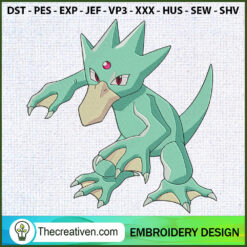 Golduck Pokemon Embroidery D Embroidery Design