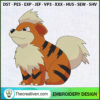 Growlithe Pokemon Embroidery Embroidery Design 2 11 copy 18