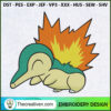 Cyndaquil Pokemon Embroidery Embroidery Design 3 15 copy 16