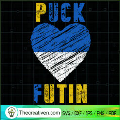 Puck Futin SVG, Stand With Ukraine SVG, Ukraine Flag SVG