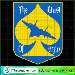 The Ghost Of Kyiv SVG, Stand With Ukraine SVG, Support Ukraine SVG