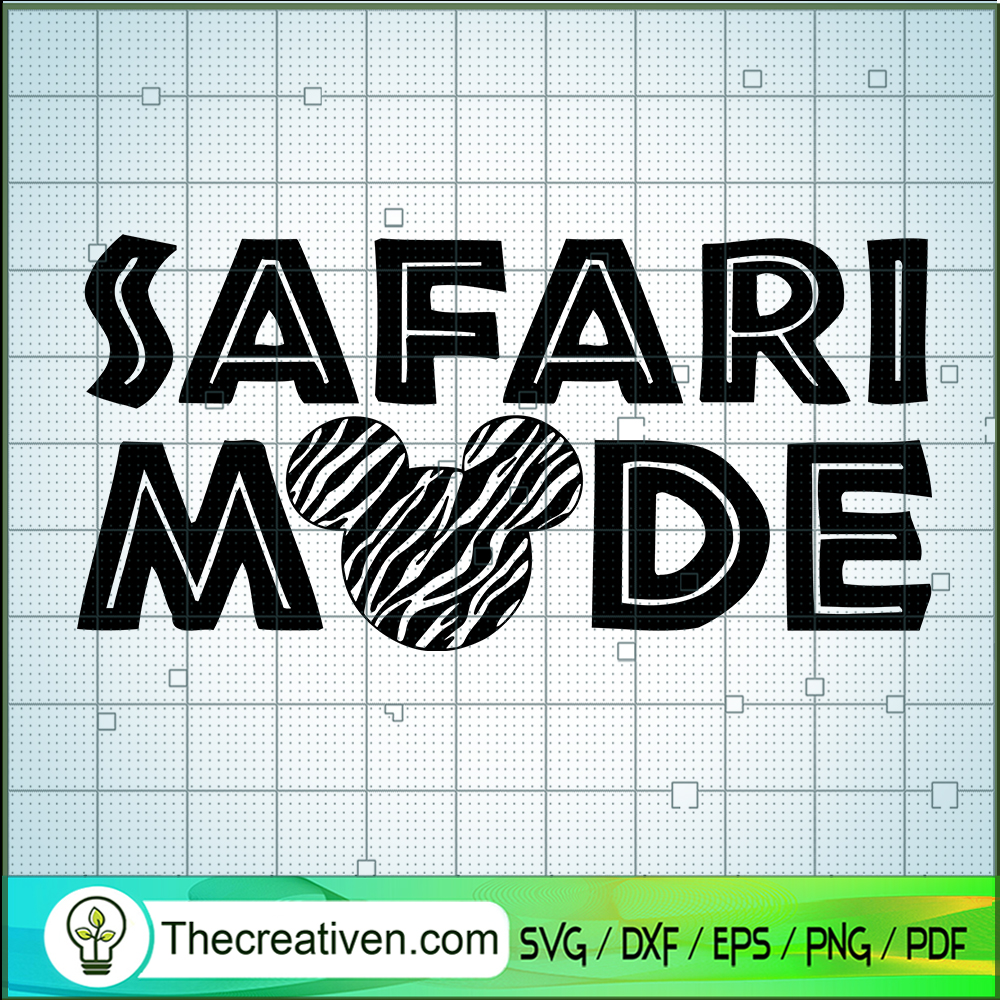 Disney Safari Mode SVG Cut File for Cricut & Silhouette 1 Disney Safari Mode SVG Cut File for Cricut & Silhouette