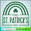 Rainbow Happy St.Patrick's Day SVG, Shamrock SVG, St.Patrick Day SVG