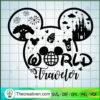 Mickey And Minnie World Traveler SVG Cut File for Cricut & Silhouette 2 Mickey Minnie World traveler copy