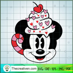 Mickey Valentines Day Mug SVG Cut File for Cricut & Silhouette