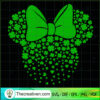 Minnie Mouse Shamrock SVG Cut File for Cricut & Silhouette