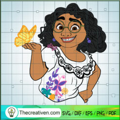 Cute Mirabel Madrigal SVG, Encanto SVG, Walt Disney SVG