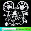 One Lucky Mama SVG Cut File for Cricut & Silhouette 3 Mouse Lucky Mama SVG for cricut St Patricks Day copy