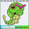 Caterpie Pokemon Embroidery  Embroidery Design