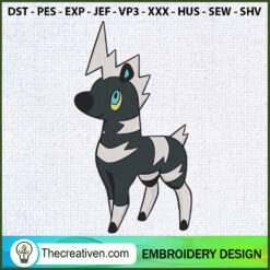 Blitzle Pokemon Embroidery D Embroidery Design