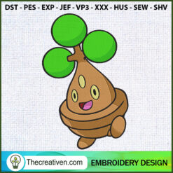 Bonsly Pokemon Embroidery Designs Embroidery Design – Digital Download