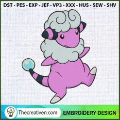 Flaaffy Pokemon Embroidery D Embroidery Design