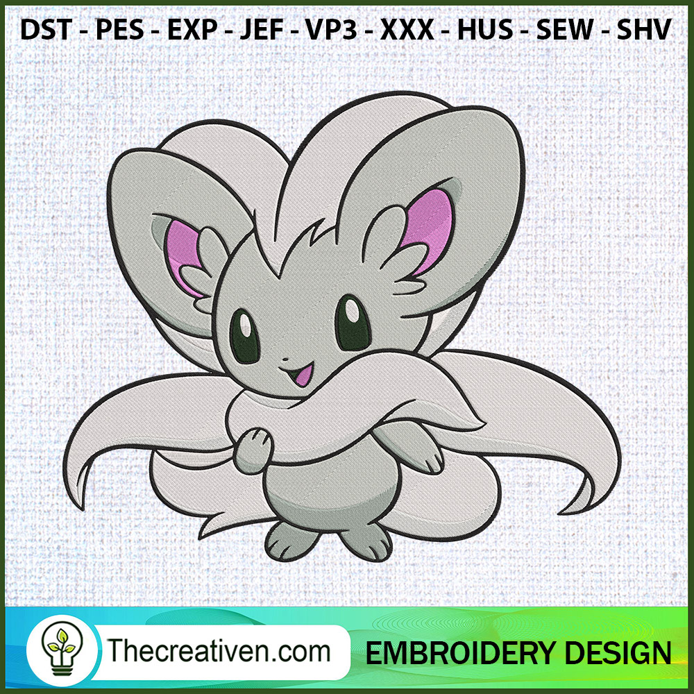 Cinccino Pokemon Embroidery Embroidery Design 1 Cinccino Pokemon Embroidery Embroidery Design